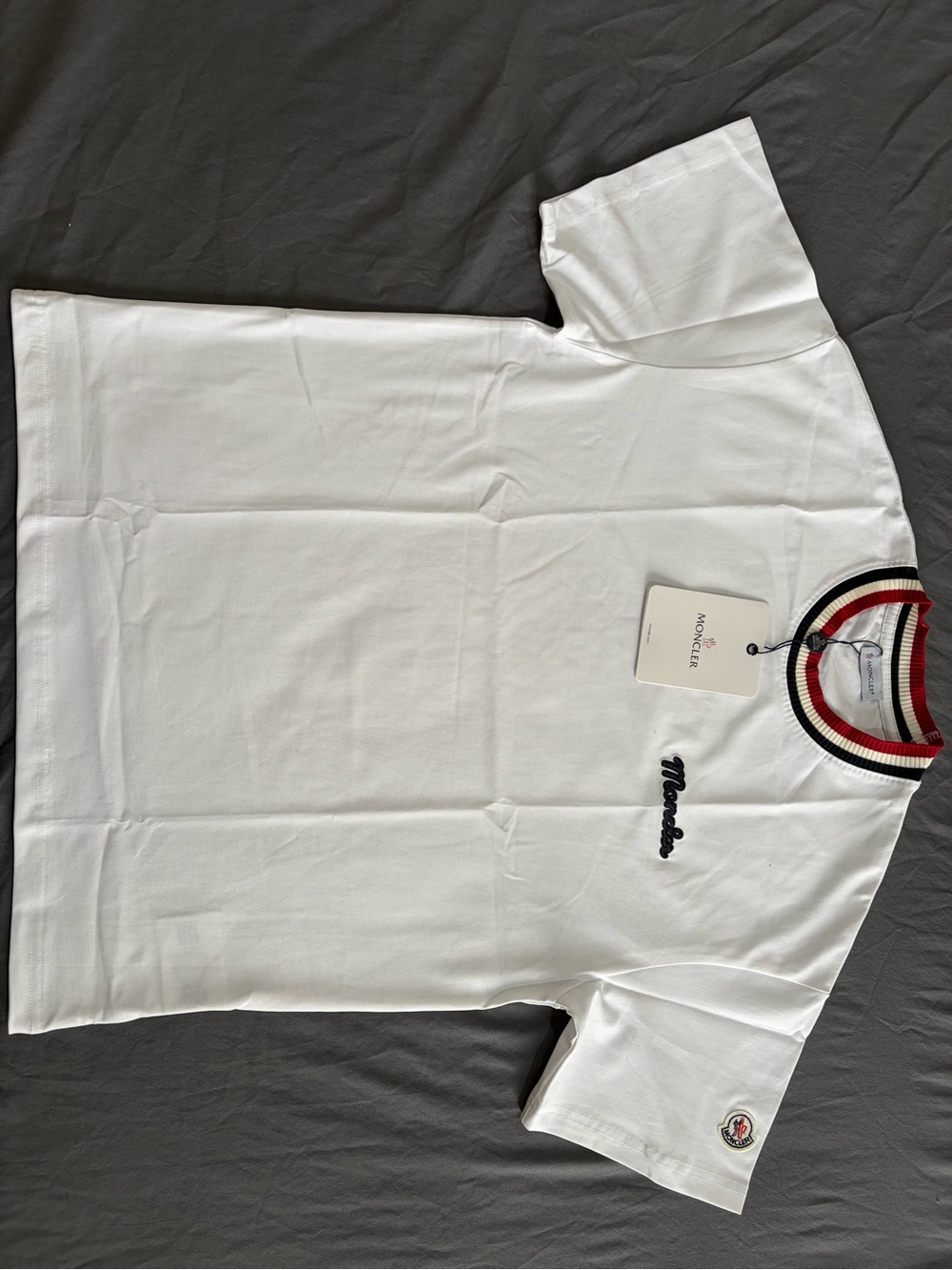 Moncler Stripe Jersey T-Shirt Receipt Purchase Included🧾✅